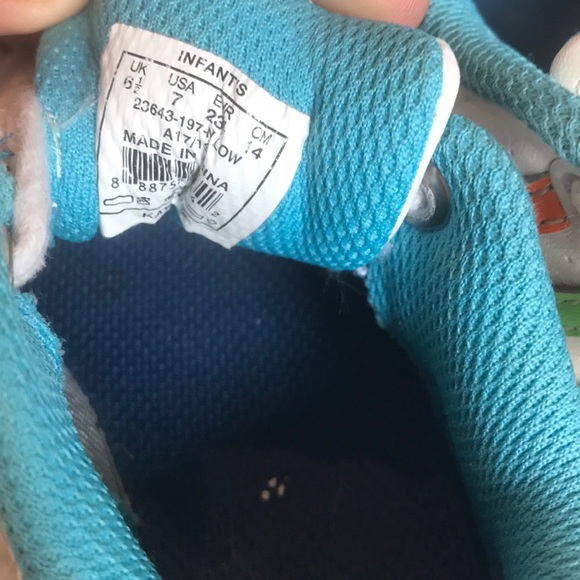 K Swiss rainbow striped tennies 7 - Picture 2 of 6